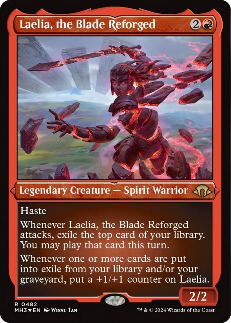 Laelia, the Blade Reforged (Foil Etched) [Modern Horizons 3] | Game Master's Emporium (The New GME)