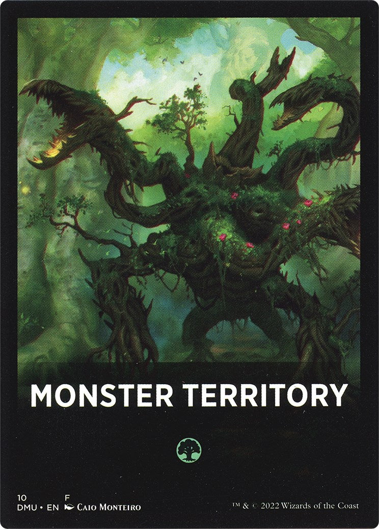 Monster Territory Theme Card [Dominaria United Tokens] | Game Master's Emporium (The New GME)