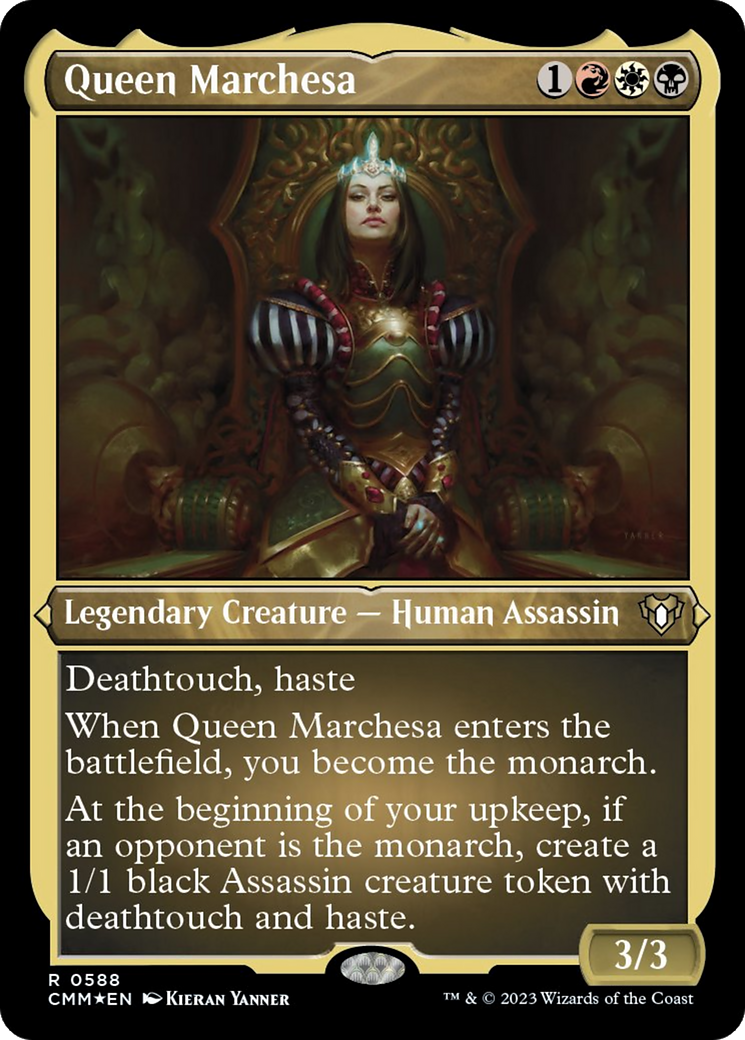 Queen Marchesa (Foil Etched) [Commander Masters] | Game Master's Emporium (The New GME)