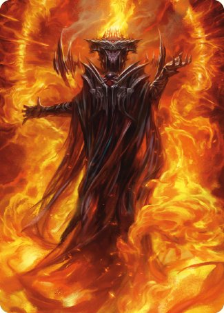 Sauron, the Dark Lord Art Card [The Lord of the Rings: Tales of Middle-earth Art Series] | Game Master's Emporium (The New GME)