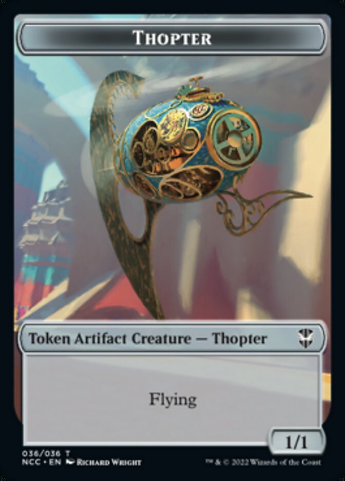 Thopter // Treasure (013) Double-Sided Token [Streets of New Capenna Commander Tokens] | Game Master's Emporium (The New GME)