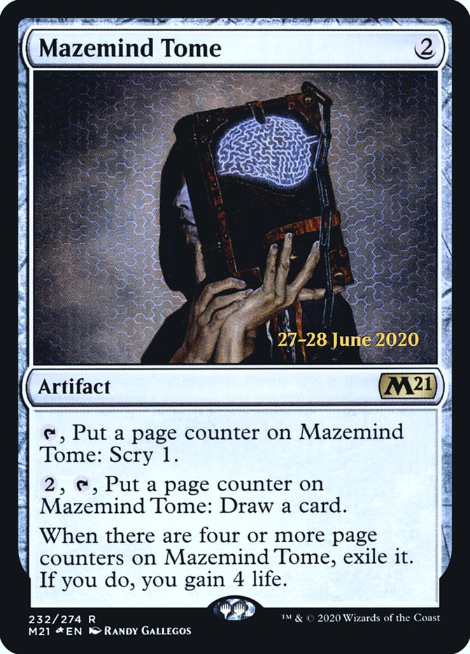 Mazemind Tome [Core Set 2021 Prerelease Promos] | Game Master's Emporium (The New GME)