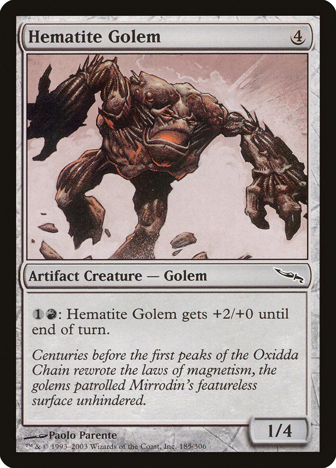 Hematite Golem [Mirrodin] | Game Master's Emporium (The New GME)