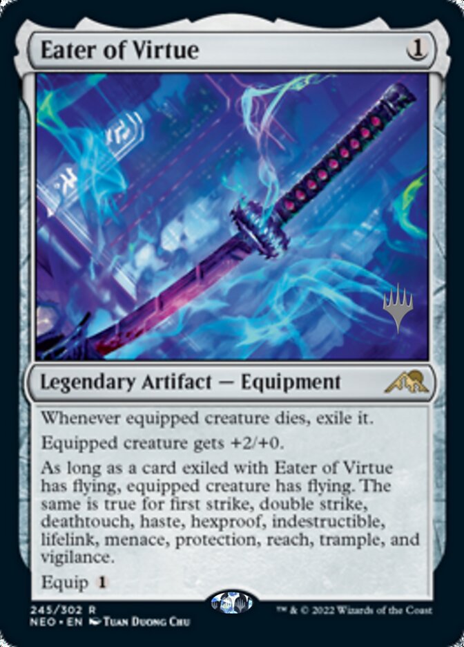 Eater of Virtue (Promo Pack) [Kamigawa: Neon Dynasty Promos] | Game Master's Emporium (The New GME)