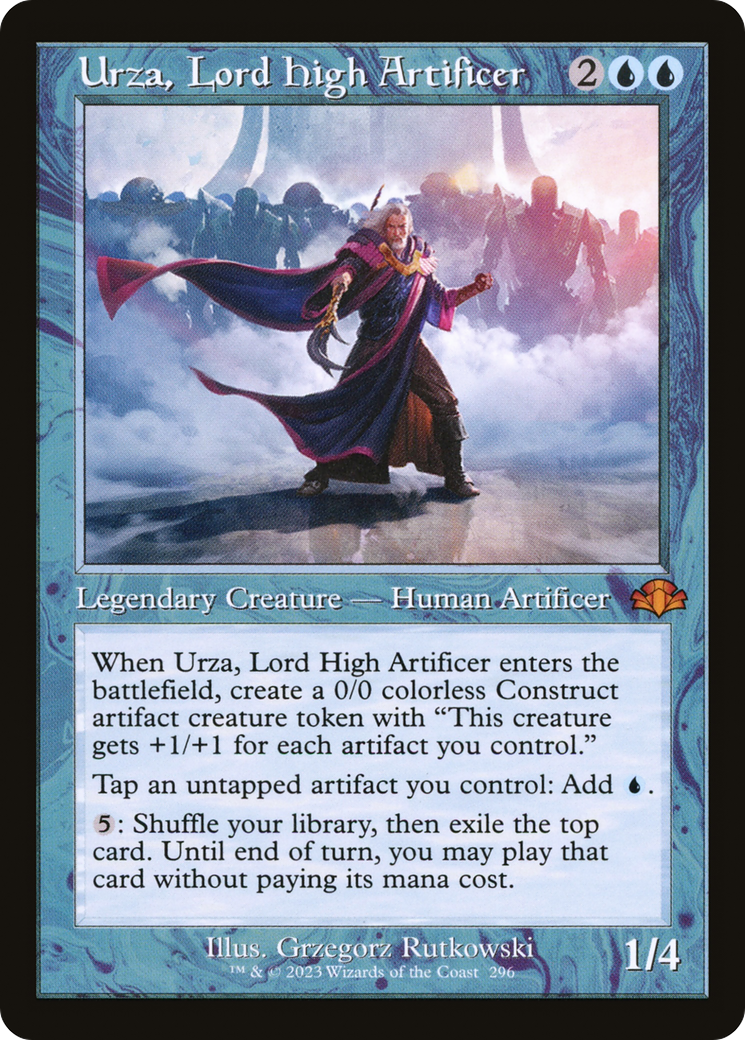 Urza, Lord High Artificer (Retro) [Dominaria Remastered] | Game Master's Emporium (The New GME)