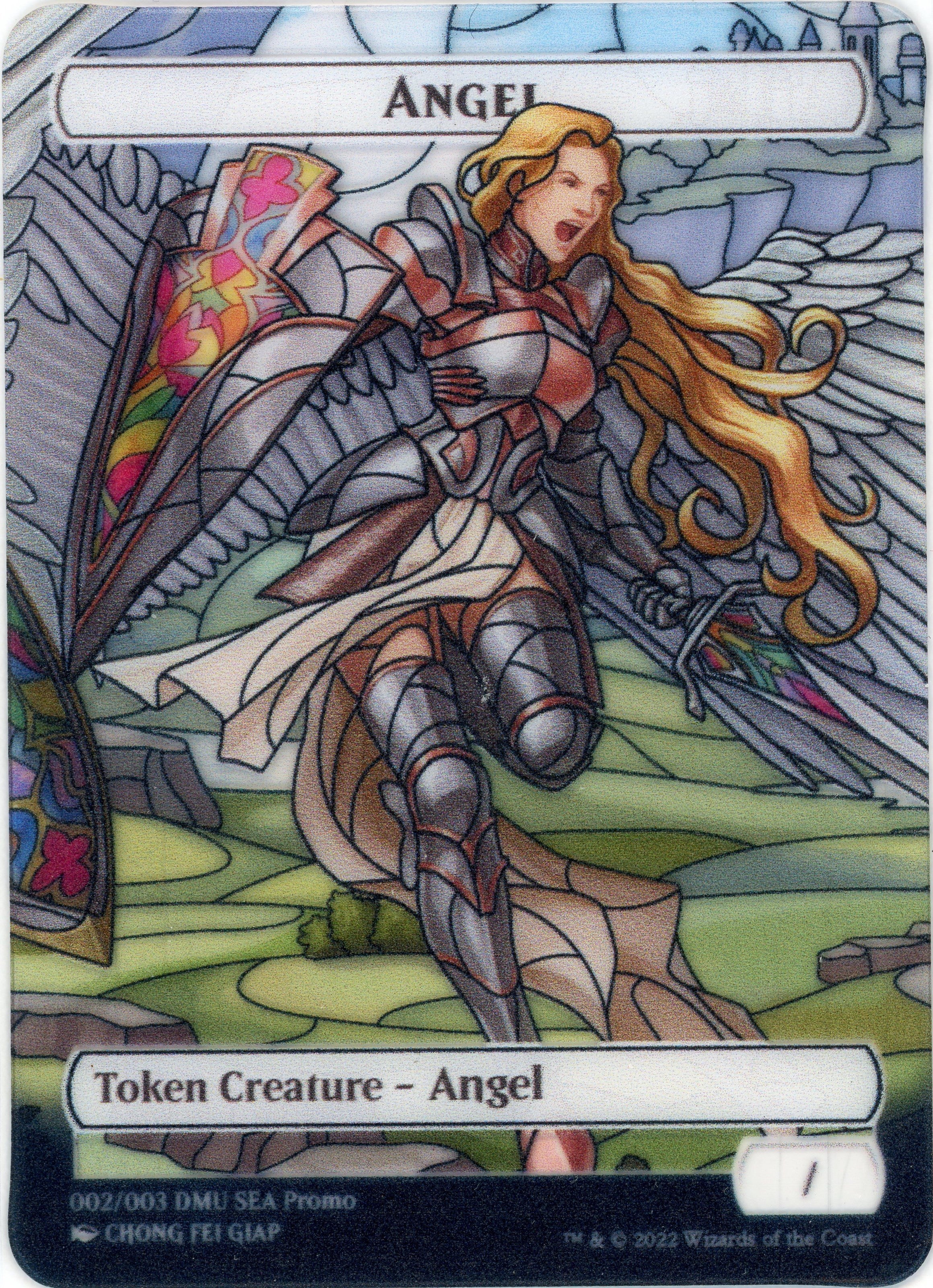 Angel Token (SEA Exclusive) [Dominaria United Tokens] | Game Master's Emporium (The New GME)