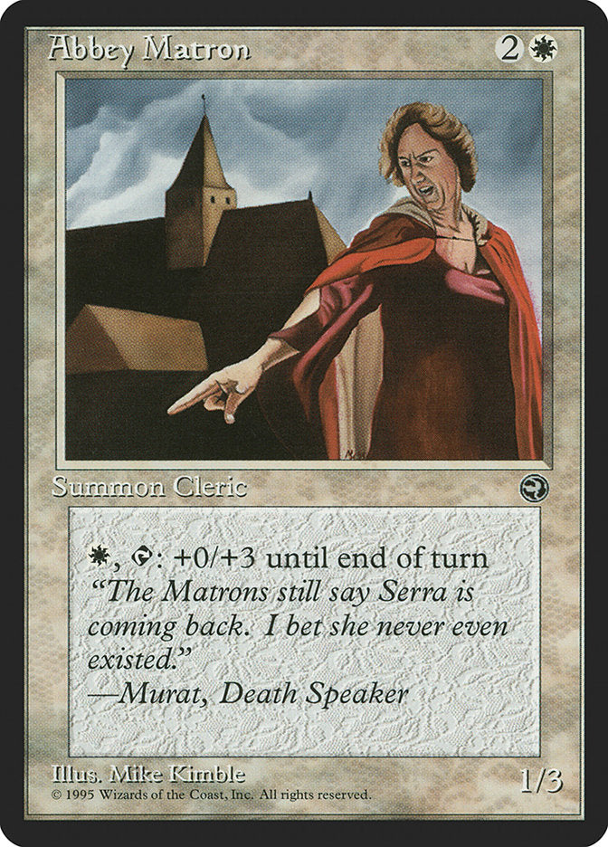 Abbey Matron (Murat Flavor Text) [Homelands] | Game Master's Emporium (The New GME)