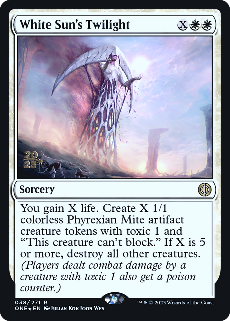 White Sun's Twilight [Phyrexia: All Will Be One Prerelease Promos] | Game Master's Emporium (The New GME)