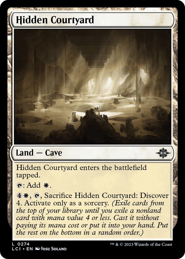 Hidden Courtyard [The Lost Caverns of Ixalan] | Game Master's Emporium (The New GME)