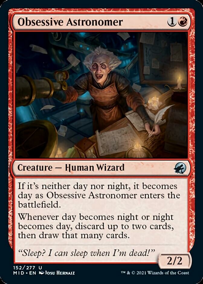 Obsessive Astronomer [Innistrad: Midnight Hunt] | Game Master's Emporium (The New GME)