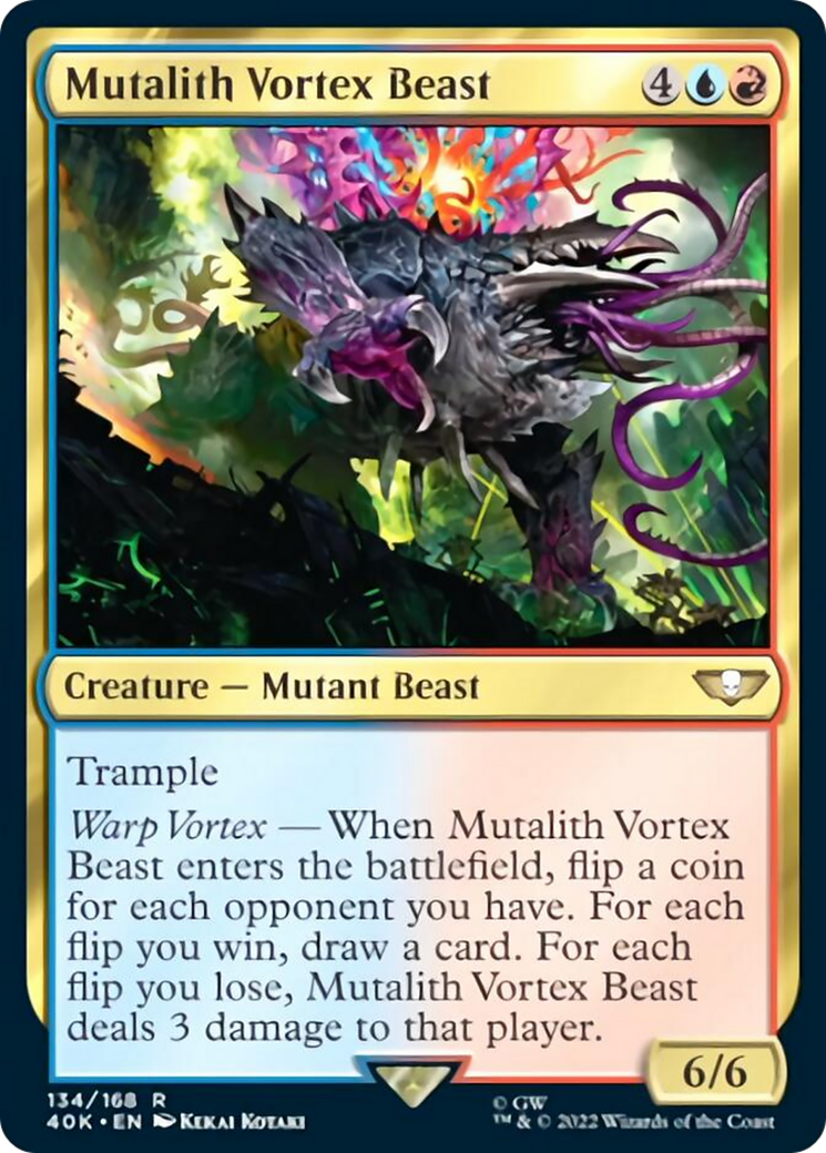 Mutalith Vortex Beast (Surge Foil) [Warhammer 40,000] | Game Master's Emporium (The New GME)
