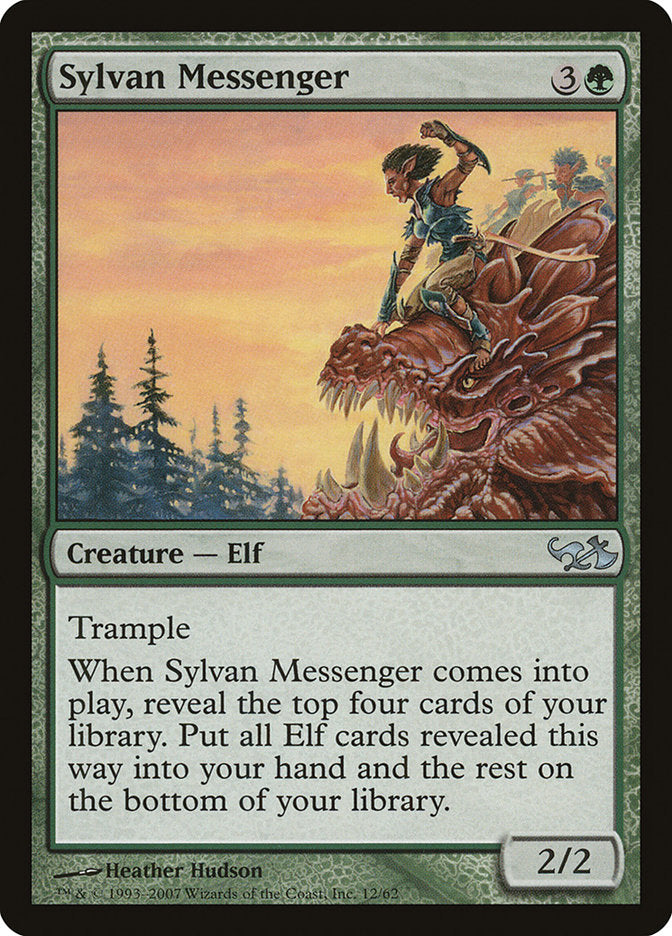 Sylvan Messenger [Duel Decks: Elves vs. Goblins] | Game Master's Emporium (The New GME)