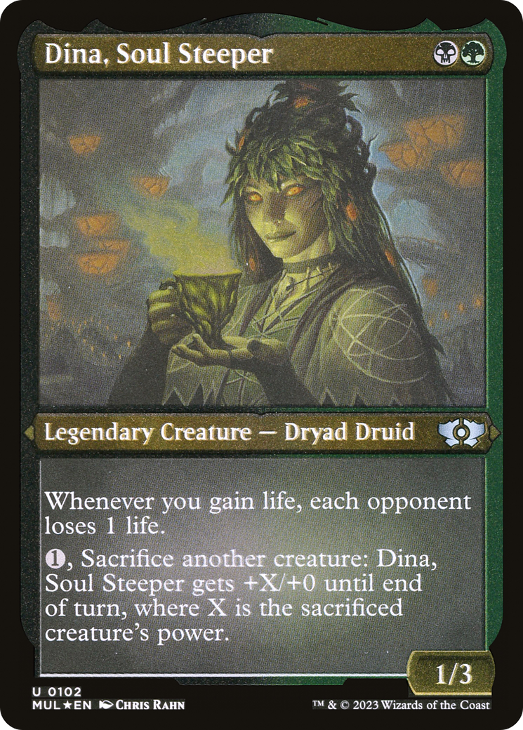 Dina, Soul Steeper (Foil Etched) [Multiverse Legends] | Game Master's Emporium (The New GME)