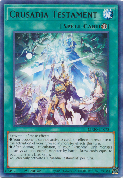 Crusadia Testament [MP20-EN078] Rare | Game Master's Emporium (The New GME)