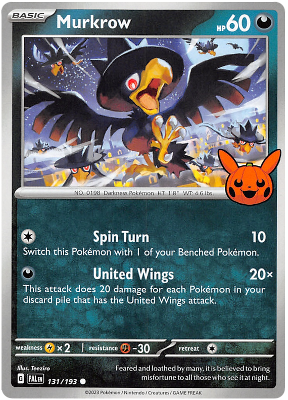 Murkrow (131/193) [Trick or Trade 2023] | Game Master's Emporium (The New GME)