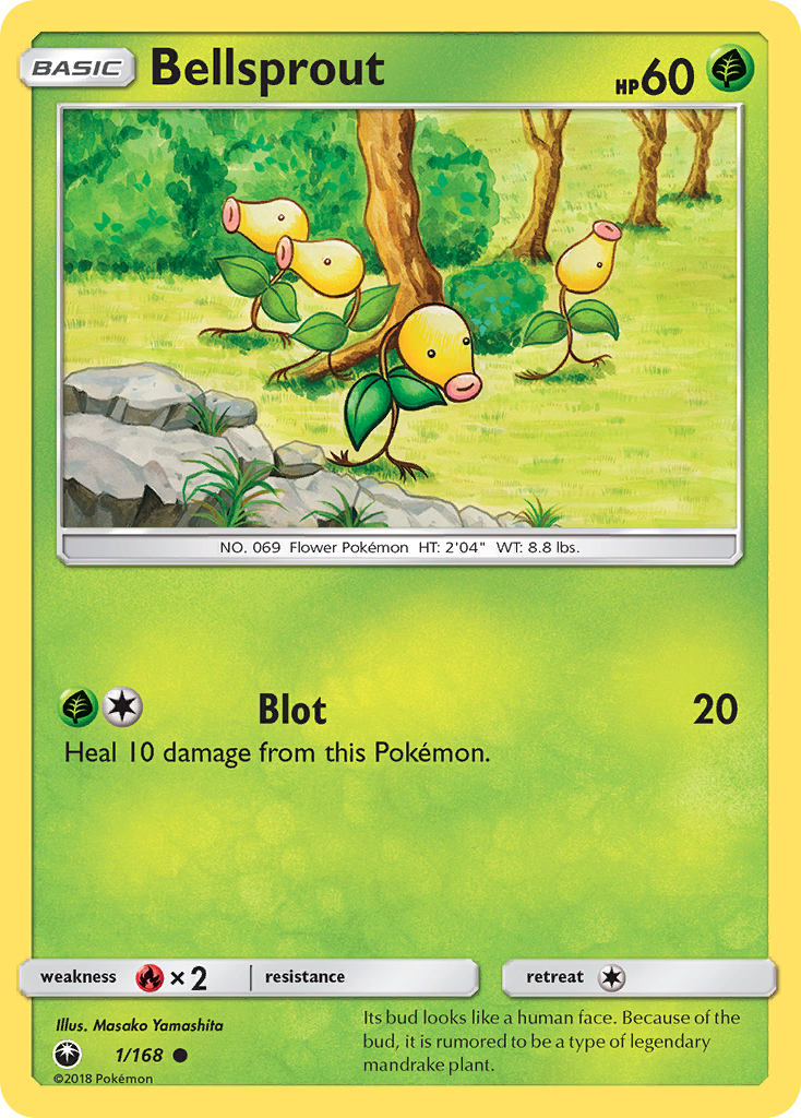 Bellsprout (1/168) [Sun & Moon: Celestial Storm] | Game Master's Emporium (The New GME)