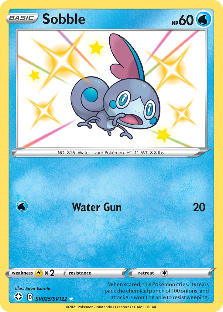 Sobble (SV025/SV122) [Sword & Shield: Shining Fates] | Game Master's Emporium (The New GME)