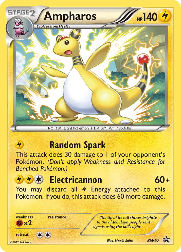 Ampharos (BW67) [Black & White: Black Star Promos] | Game Master's Emporium (The New GME)