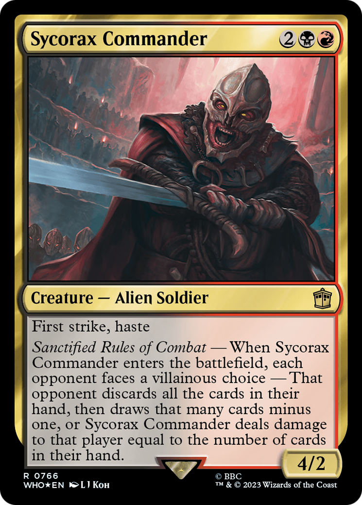 Sycorax Commander (Surge Foil) [Doctor Who] | Game Master's Emporium (The New GME)