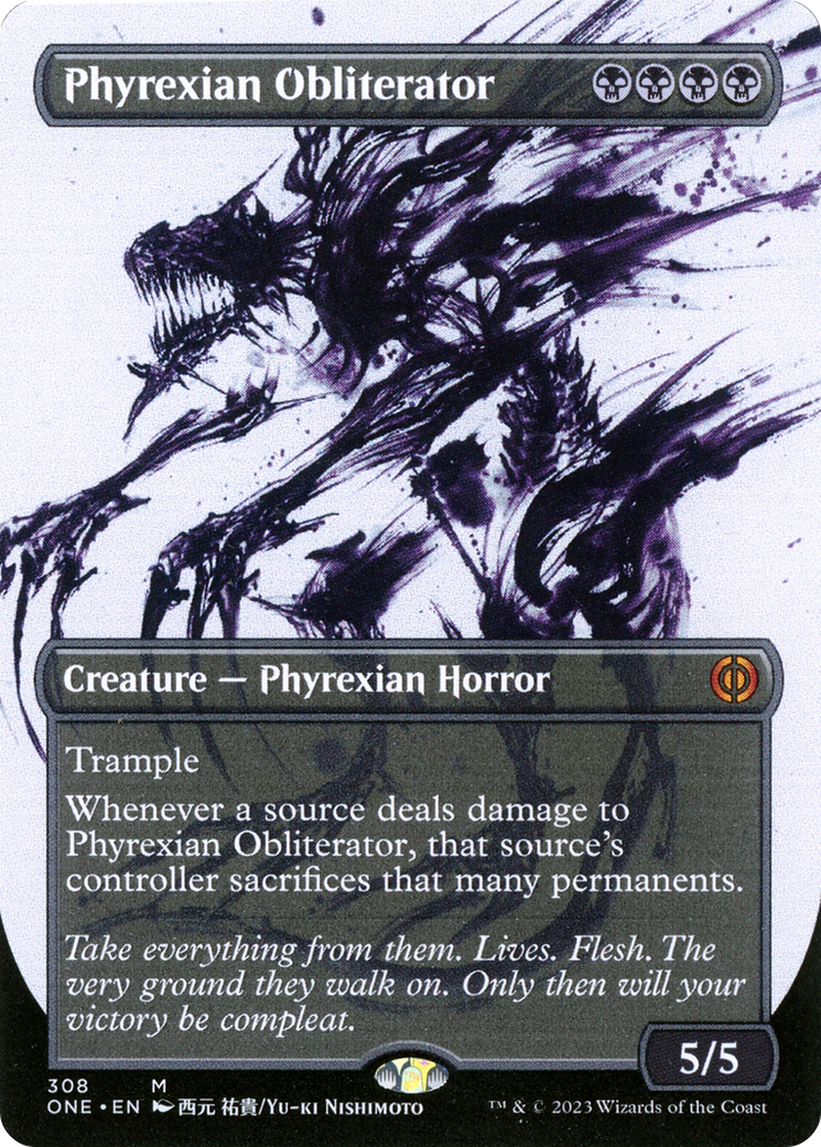 Phyrexian Obliterator (Borderless Ichor) [Phyrexia: All Will Be One] | Game Master's Emporium (The New GME)