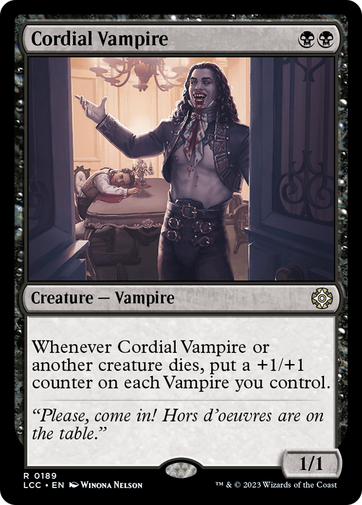 Cordial Vampire [The Lost Caverns of Ixalan Commander] | Game Master's Emporium (The New GME)