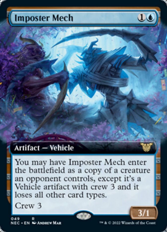 Imposter Mech (Extended Art) [Kamigawa: Neon Dynasty Commander] | Game Master's Emporium (The New GME)