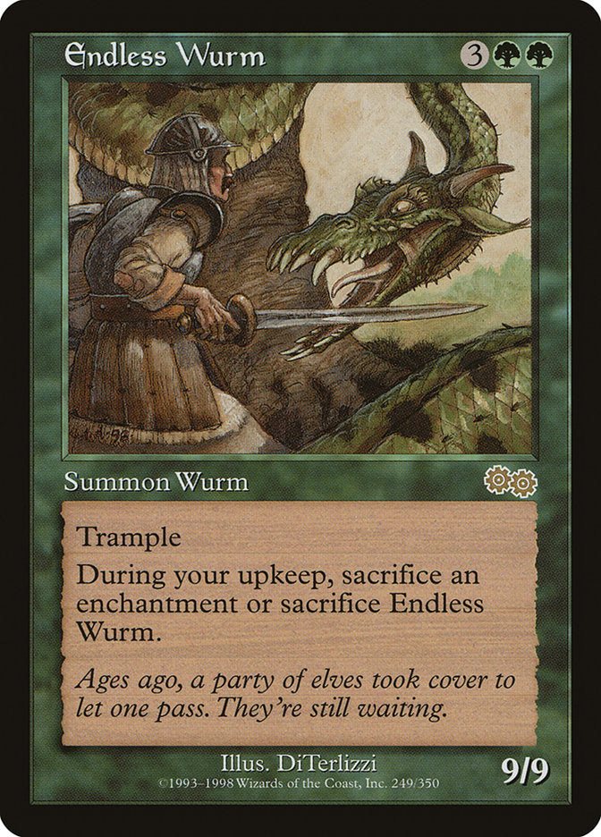 Endless Wurm [Urza's Saga] | Game Master's Emporium (The New GME)