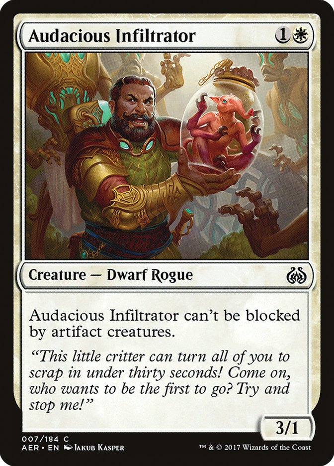 Audacious Infiltrator [Aether Revolt] | Game Master's Emporium (The New GME)