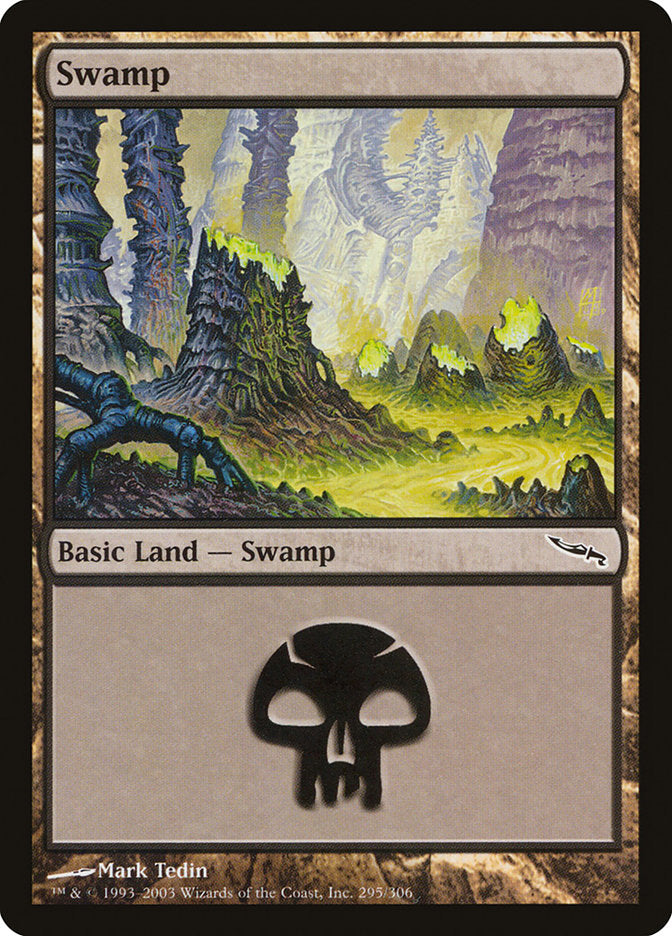 Swamp (295) [Mirrodin] | Game Master's Emporium (The New GME)