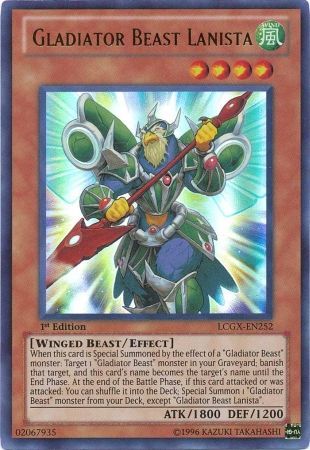 Gladiator Beast Lanista [LCGX-EN252] Ultra Rare | Game Master's Emporium (The New GME)