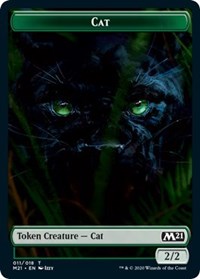 Cat (011) // Soldier Double-Sided Token [Core Set 2021 Tokens] | Game Master's Emporium (The New GME)