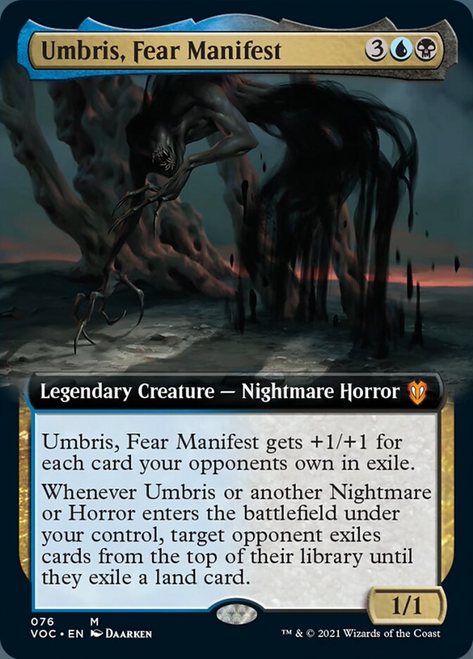 Umbris, Fear Manifest (Extended Art) [Innistrad: Crimson Vow Commander] | Game Master's Emporium (The New GME)