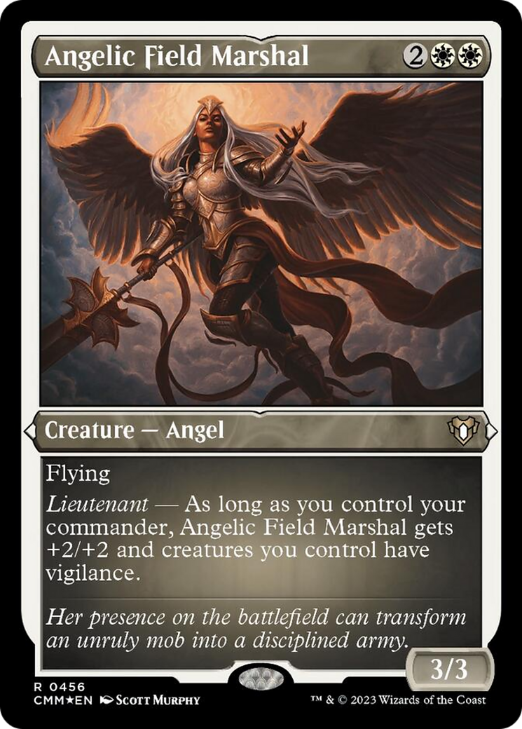 Angelic Field Marshal (Foil Etched) [Commander Masters] | Game Master's Emporium (The New GME)