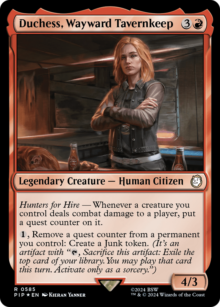 Duchess, Wayward Tavernkeep (Surge Foil) [Fallout] | Game Master's Emporium (The New GME)