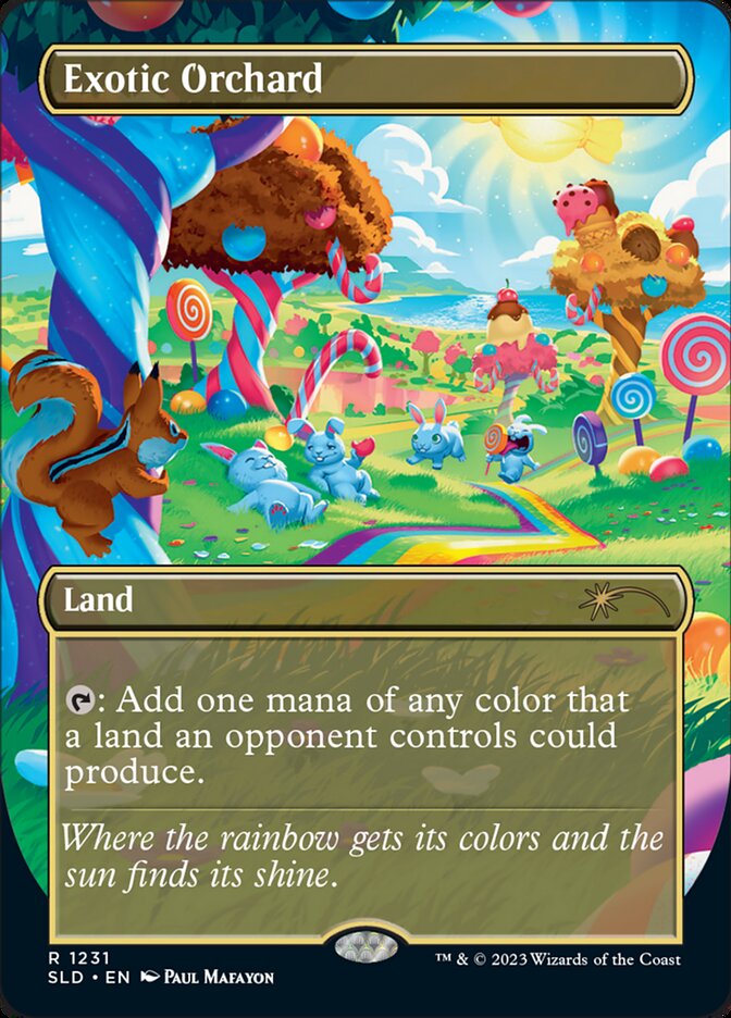 Exotic Orchard (Borderless) [Secret Lair Drop Series] | Game Master's Emporium (The New GME)