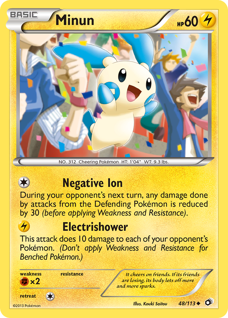 Minun (48/113) [Black & White: Legendary Treasures] | Game Master's Emporium (The New GME)