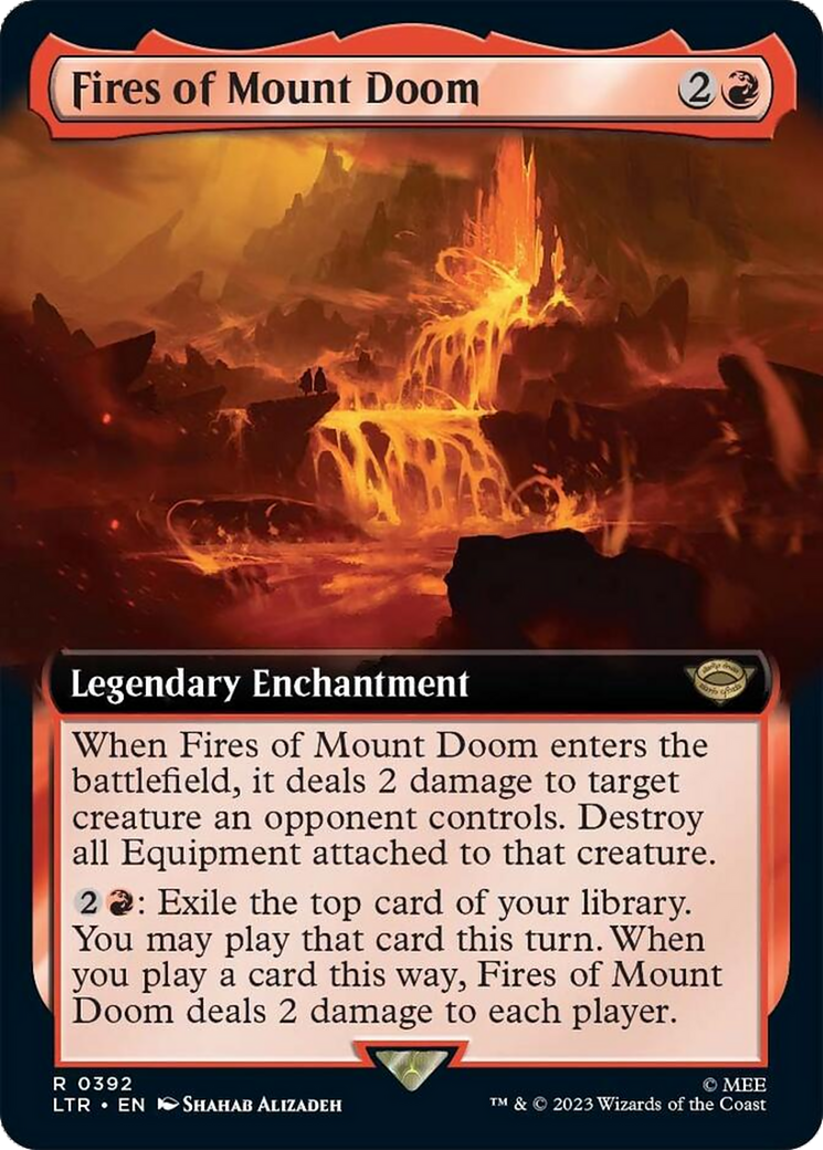 Fires of Mount Doom (Extended Art) [The Lord of the Rings: Tales of Middle-Earth] | Game Master's Emporium (The New GME)