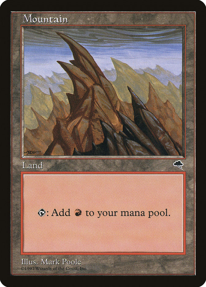Mountain (All Peaks Pointing Left) [Tempest] | Game Master's Emporium (The New GME)