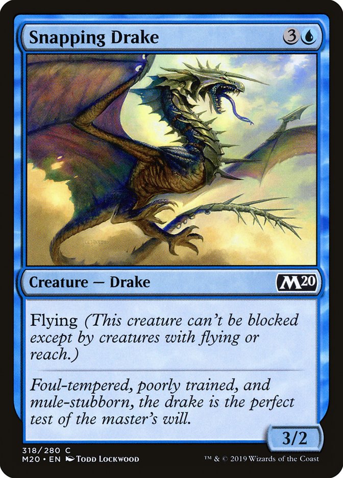 Snapping Drake [Core Set 2020] | Game Master's Emporium (The New GME)