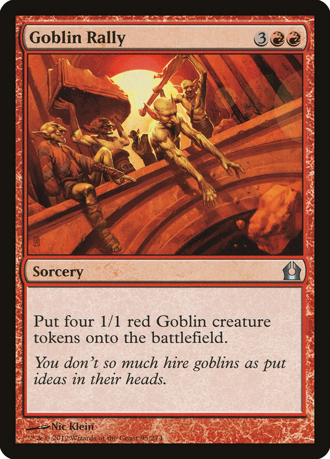 Goblin Rally [Return to Ravnica] | Game Master's Emporium (The New GME)