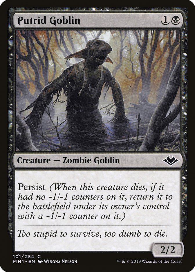 Putrid Goblin [Modern Horizons] | Game Master's Emporium (The New GME)