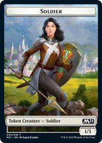 Soldier // Weird Double-Sided Token [Core Set 2021 Tokens] | Game Master's Emporium (The New GME)