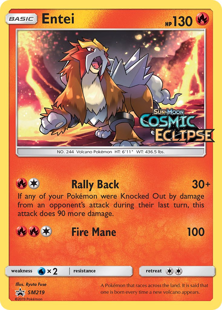 Entei (SM219) [Sun & Moon: Black Star Promos] | Game Master's Emporium (The New GME)