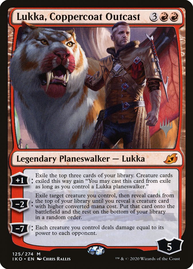 Lukka, Coppercoat Outcast (Promo Pack) [Ikoria: Lair of Behemoths Promos] | Game Master's Emporium (The New GME)