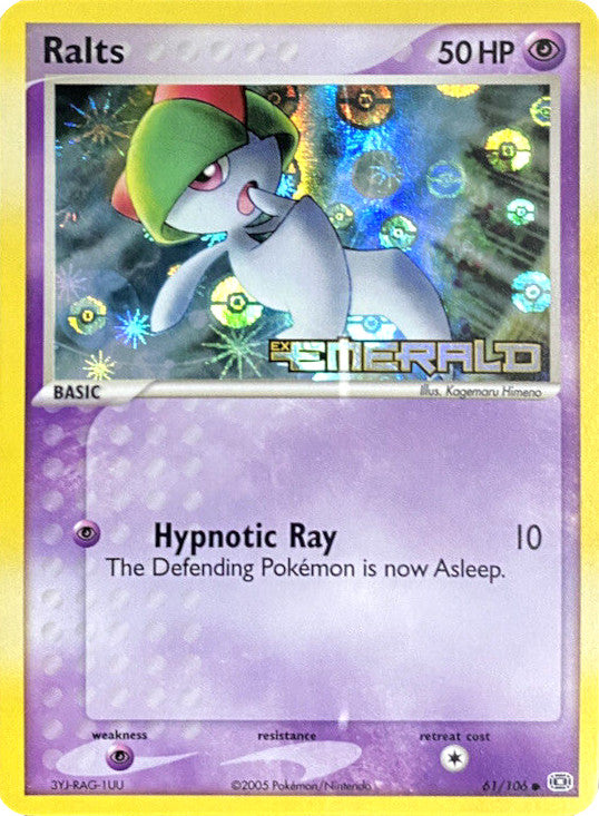 Ralts (61/106) (Stamped) [EX: Emerald] | Game Master's Emporium (The New GME)
