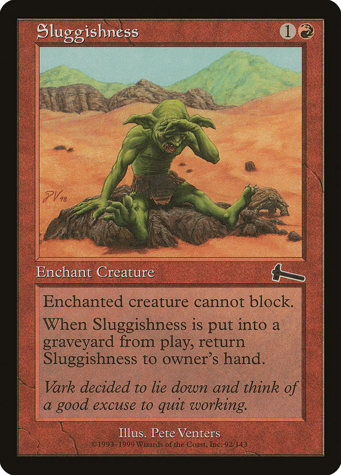 Sluggishness [Urza's Legacy] | Game Master's Emporium (The New GME)