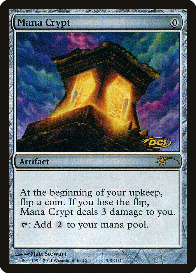 Mana Crypt [Judge Gift Cards 2011] | Game Master's Emporium (The New GME)