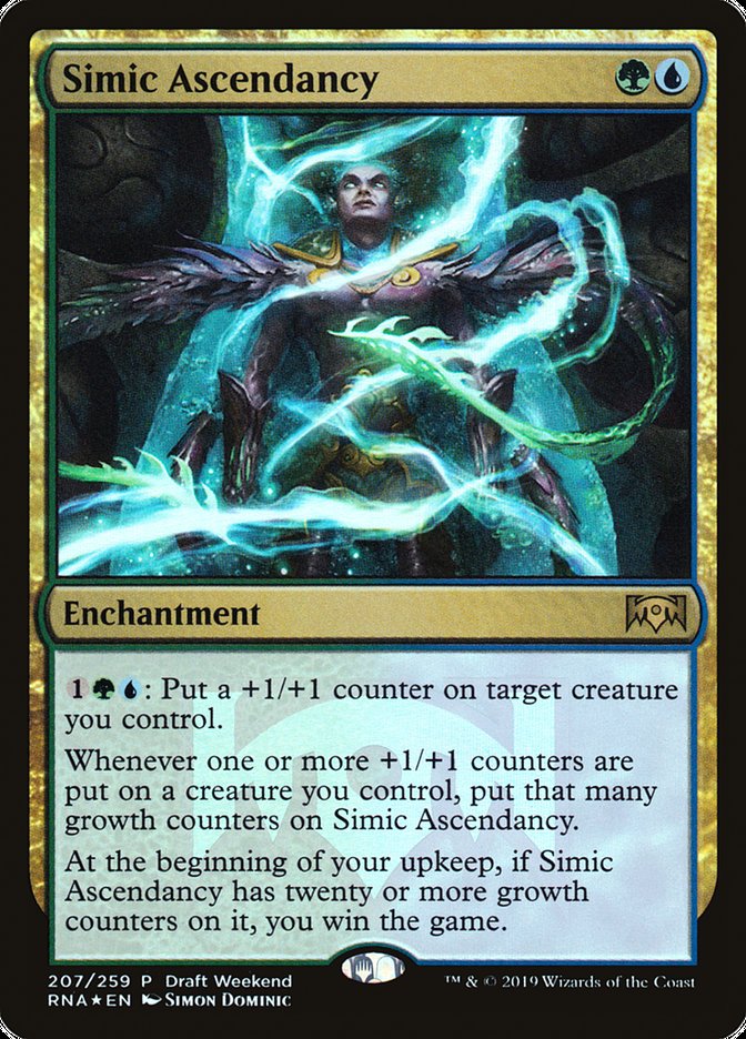 Simic Ascendancy (Draft Weekend) [Ravnica Allegiance Promos] | Game Master's Emporium (The New GME)