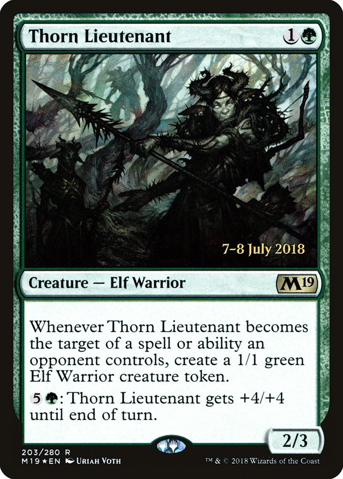 Thorn Lieutenant [Core Set 2019 Prerelease Promos] | Game Master's Emporium (The New GME)