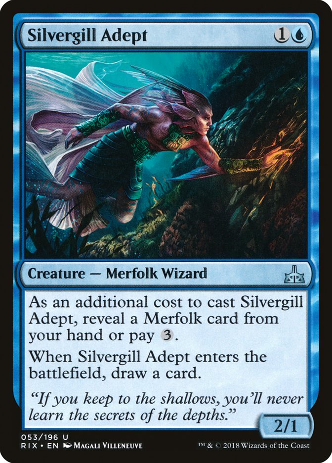 Silvergill Adept [Rivals of Ixalan] | Game Master's Emporium (The New GME)